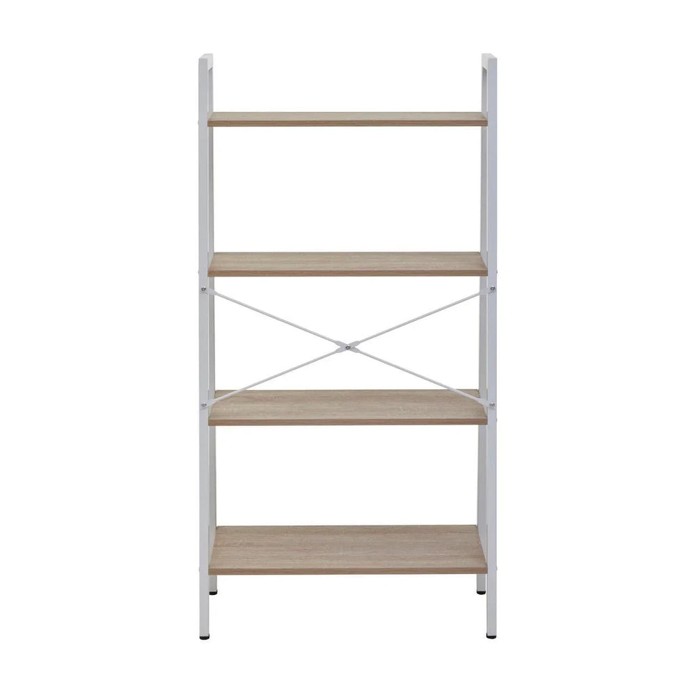 Oak Veneer Ladder Shelf