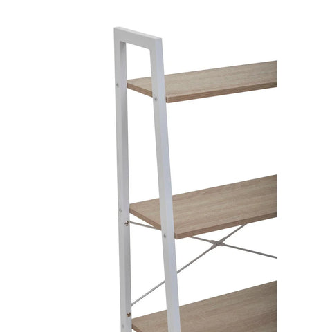 Oak Veneer Ladder Shelf