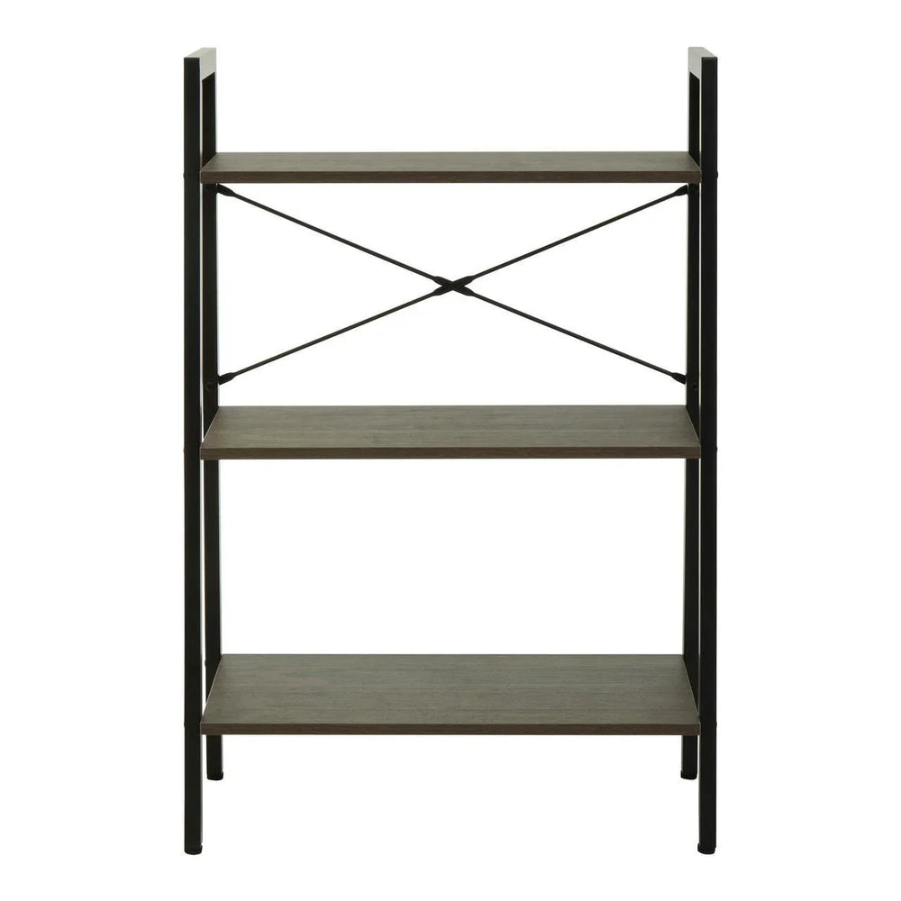 Dark Oak Ladder Shelf Unit