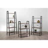 Dark Oak Ladder Shelf Unit