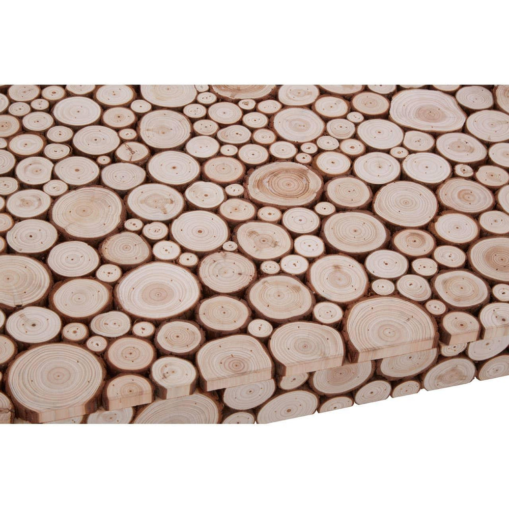 Rustic Fir Wood Coffee Table