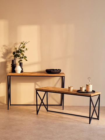 Rustic Parquet Coffee Table