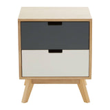 Modern Wood Bedside Table