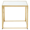 Golden Mirror Top Side Table