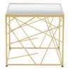 Golden Mirror Top Side Table