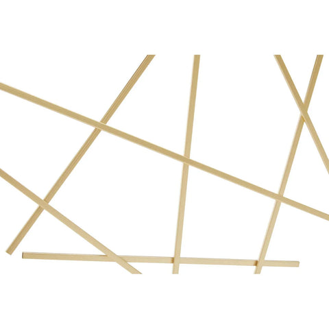 Golden Elegance Mirror Console Set