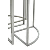Stackable Silver Iron Tables Set