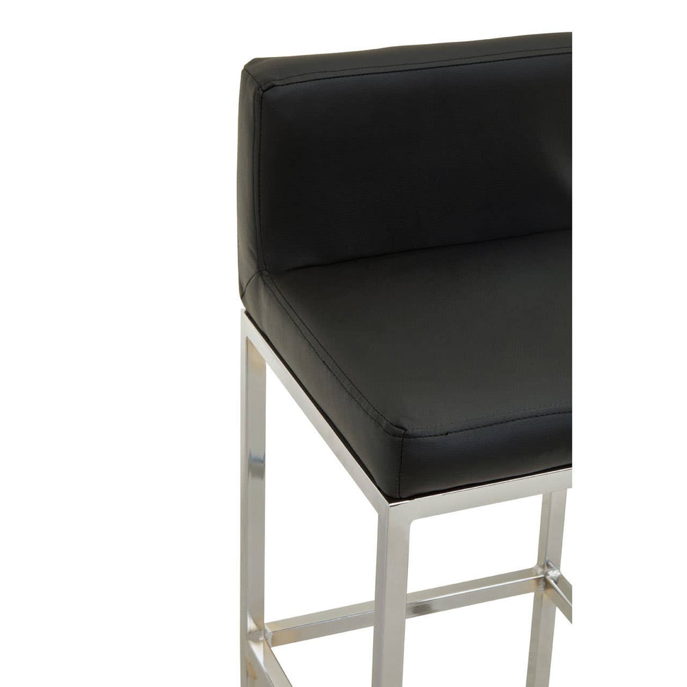Modern Chrome Bar Chair