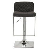 Monochrome Diamond Back Bar Stool
