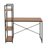 Red Pomelo Desk With Shelves