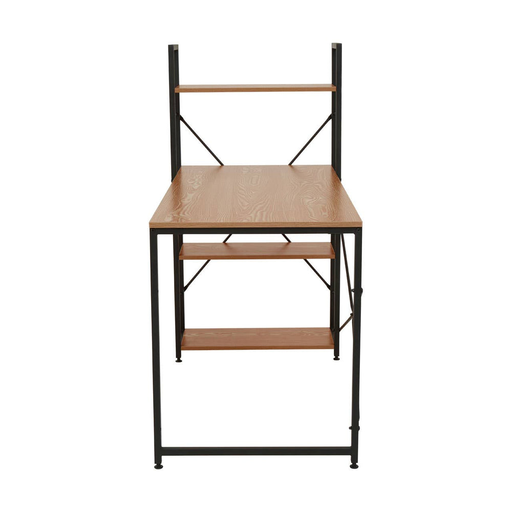 Red Pomelo Desk With Shelves