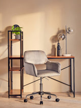 Red Pomelo Desk With Shelves