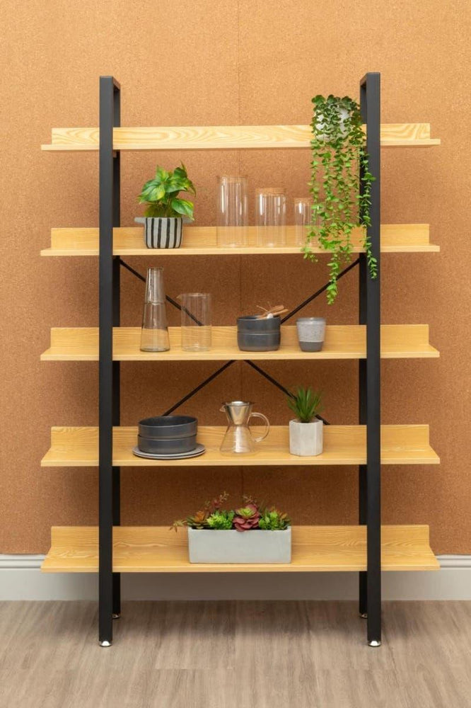 Laxton Oak Shelving Unit