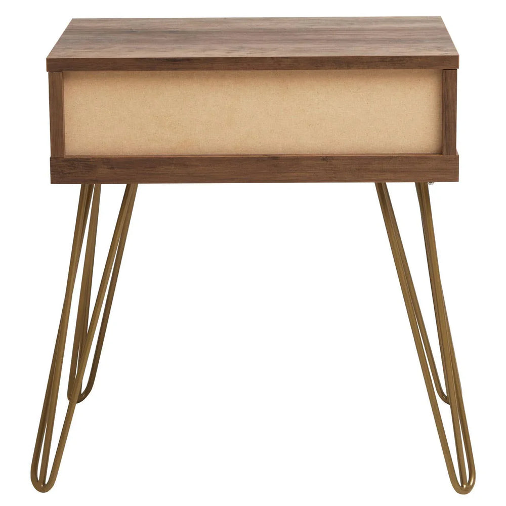 Retro Wood Side Table