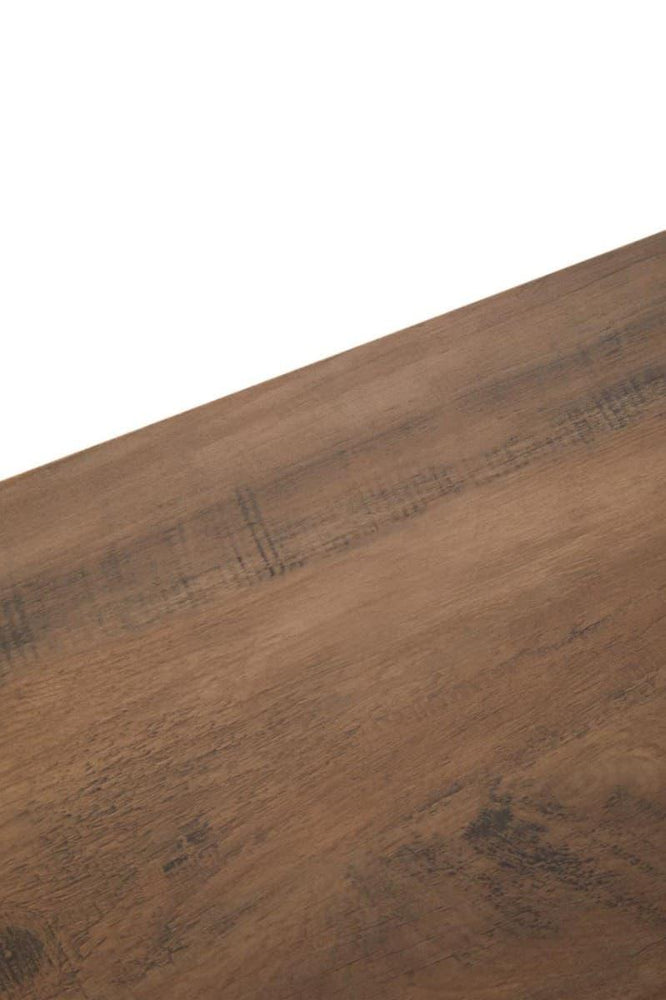 Flori Wood Veneer Sideboard with Metal Legs