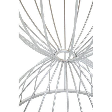 Jolie Mirrored Silver Side Table