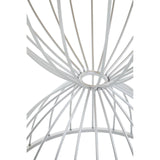 Jolie Mirrored Silver Side Table