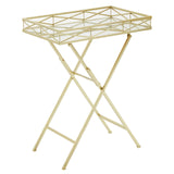 Golden Glam Tray Table