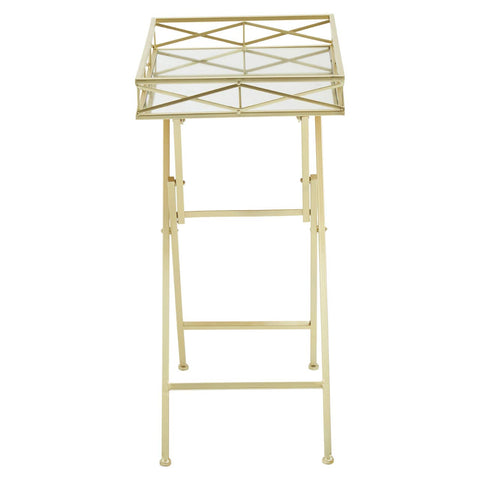 Golden Glam Tray Table