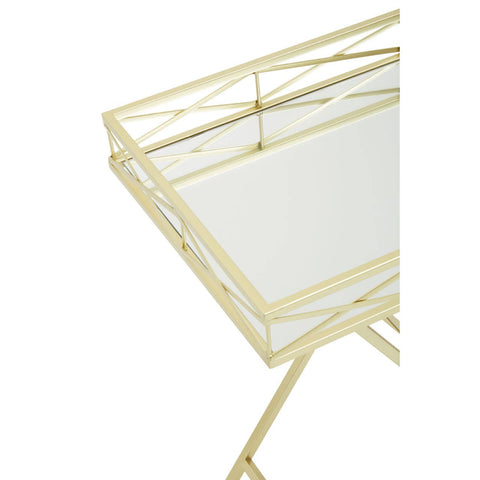 Golden Glam Tray Table