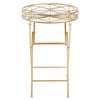 Gold Mirrored Tray Table