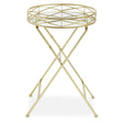 Gold Mirrored Tray Table