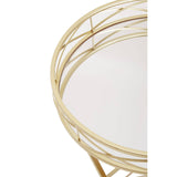 Gold Mirrored Tray Table
