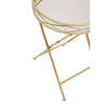 Gold Mirrored Tray Table