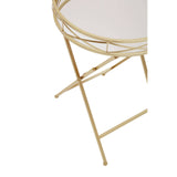 Gold Mirrored Tray Table