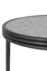 Mirrored Glass Side Table