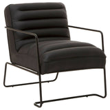 Modern Pleated Leather Chair