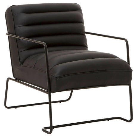 Modern Pleated Leather Chair
