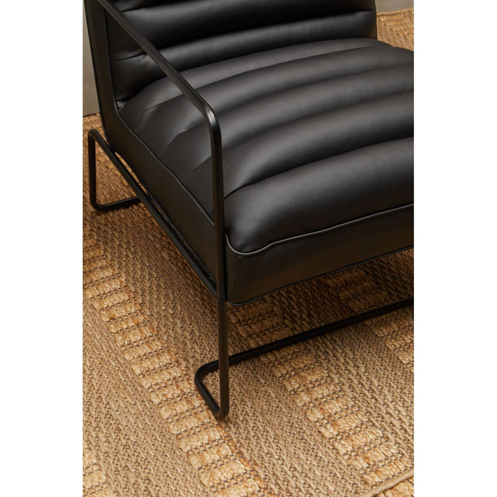 Modern Pleated Leather Chair