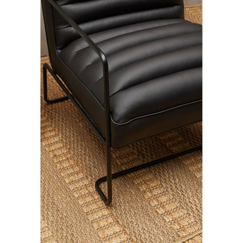 Modern Pleated Leather Chair