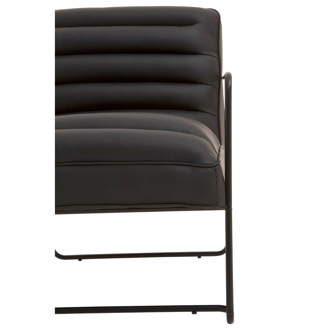 Modern Pleated Leather Chair