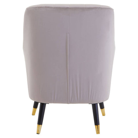 Luxe Velvet Channel Back Chair