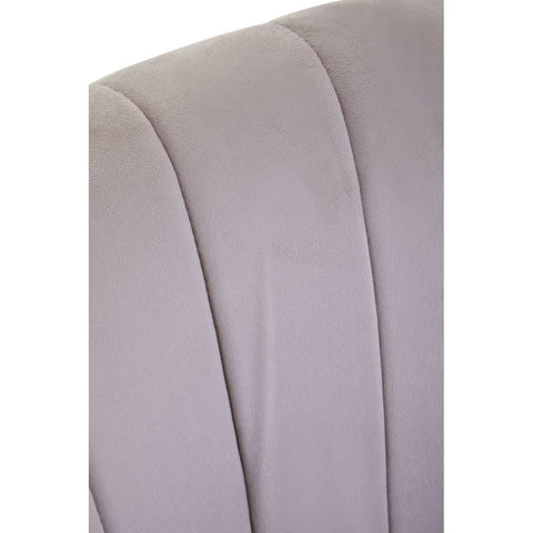 Luxe Velvet Channel Back Chair