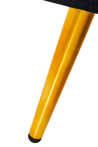 Luxe Black Velvet Storage Bench