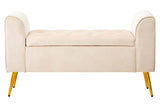 Luxe Velvet Storage Bench