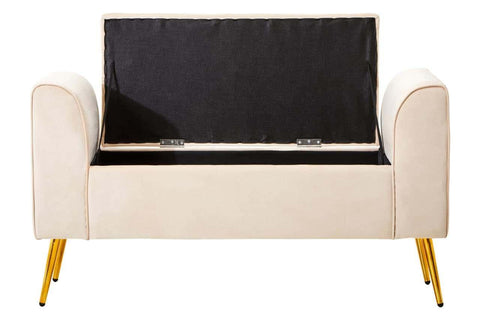 Luxe Velvet Storage Bench