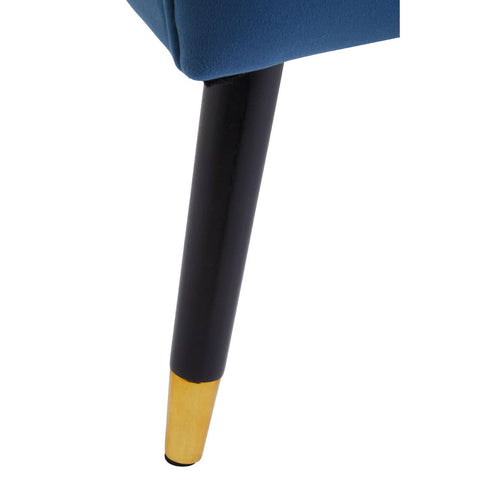 Luxe Midnight Velvet Accent Chair