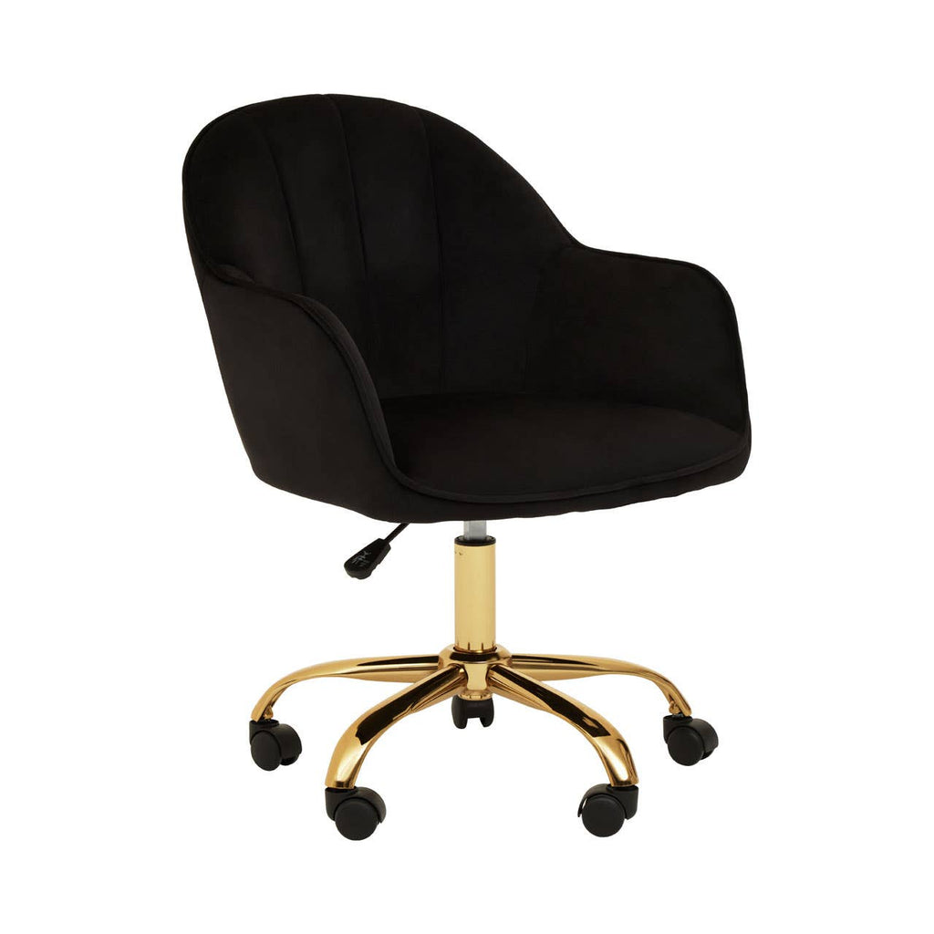 Luxe Black & Gold Office