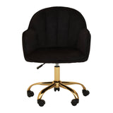 Luxe Black & Gold Office