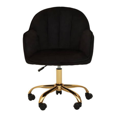 Luxe Black & Gold Office