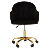 Luxe Black & Gold Office