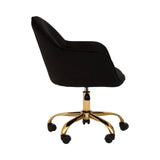 Luxe Black & Gold Office