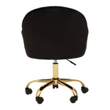 Luxe Black & Gold Office