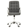 Modern Grey Leather Office Chair