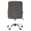 Modern Grey Leather Office Chair