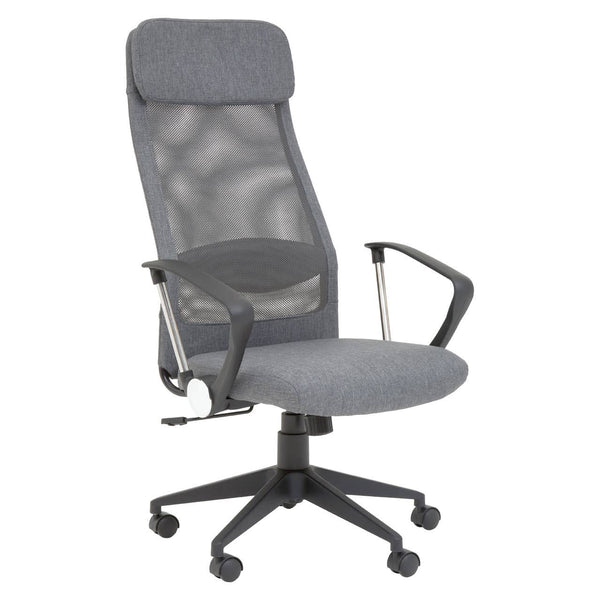 ErgoComfort Grey Office Chair